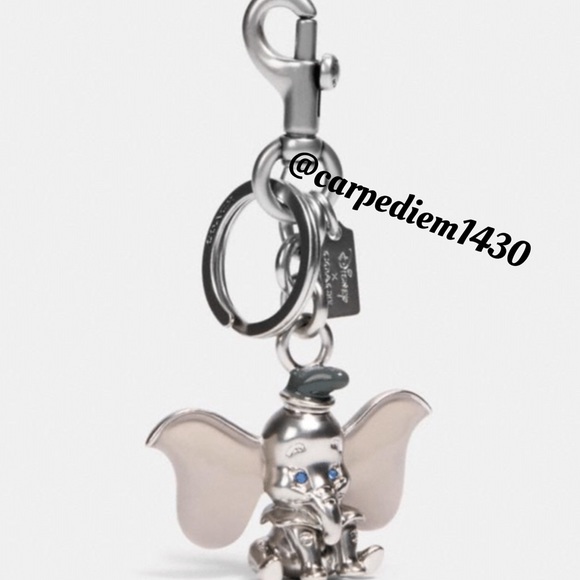 Coach Accessories - Disney x Coach Dumbo Jeweled Bag Charm Keychain